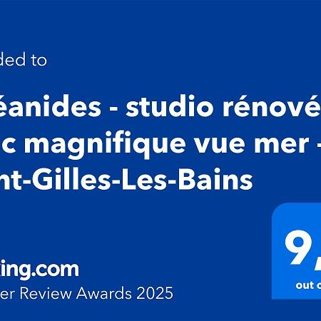 Oceanides - Studio Renove Avec Magnifique Vue Mer - Saint-Gilles-Les-Bains Zewnętrze zdjęcie